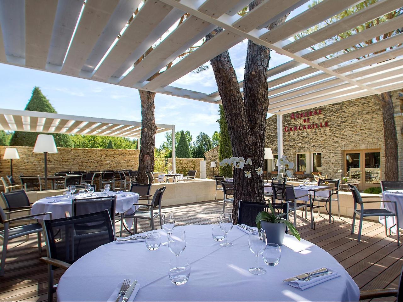 Hotel Carcarille Restaurant Le C Gordes Exterior photo